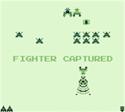 Arcade Classic 3 Galaga and Galaxian Game Boy video game, classic arcade shooter compilation, retro handheld console title gameplay