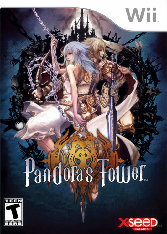 Pandora’s Tower – Nintendo Wii (Wii) action role-playing fantasy adventure video game cover art