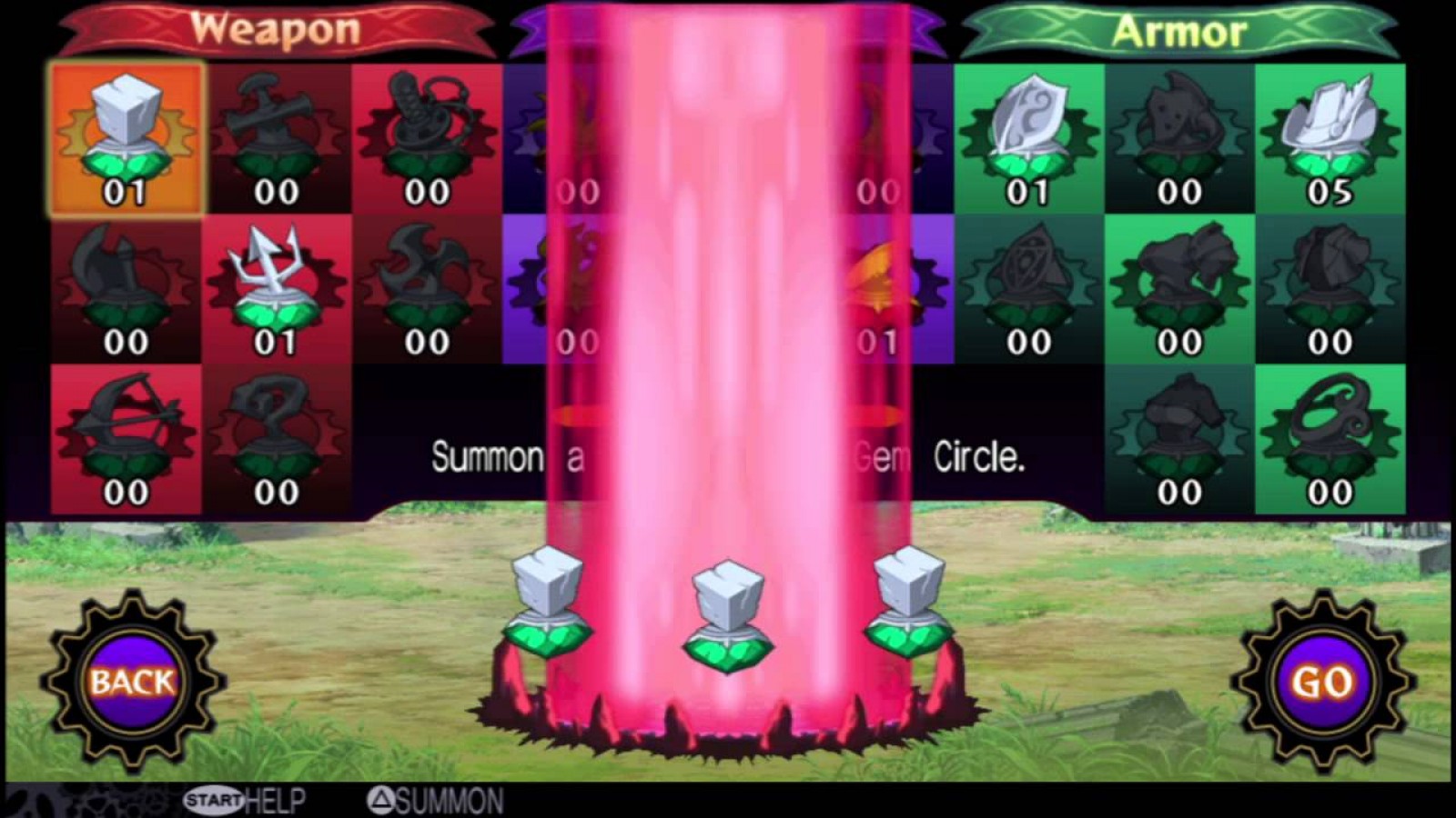 Demon Gaze PlayStation Vita video game, dungeon crawler RPG, dark fantasy adventure, turn-based gameplay, handheld console title gameplay screenshot