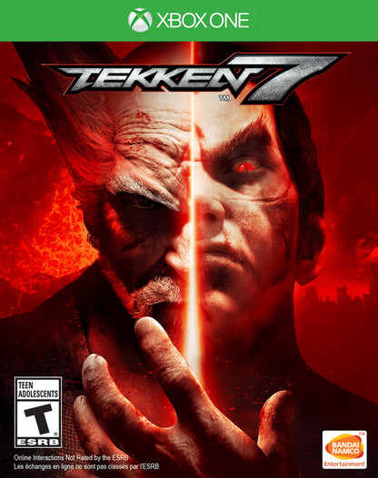 Tekken 7 for Xbox One, cover image for a fighting game with arcade-style combat, versus battles, and competitive action gameplay
