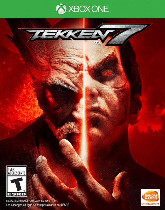 Tekken 7 for Xbox One, cover image for a fighting game with arcade-style combat, versus battles, and competitive action gameplay
