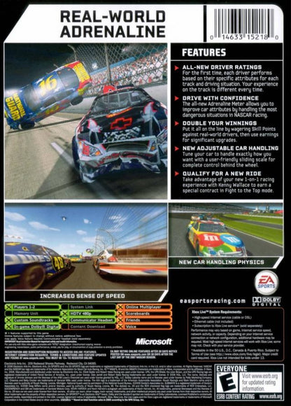 NASCAR 07 back cover art for Xbox (XBOX) video game