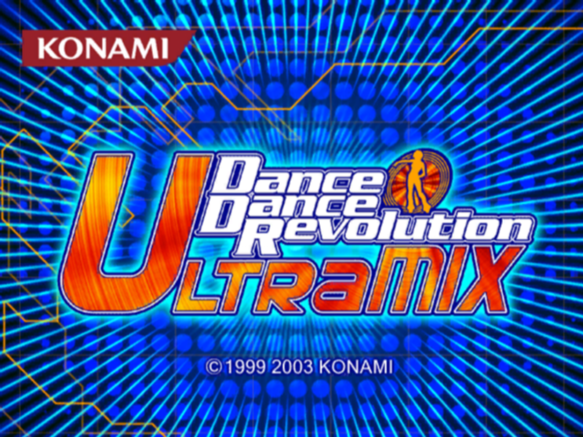 Dance Dance Revolution Ultramix [Platinum Hits] title screen for Xbox (XBOX) video game