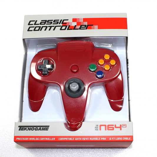 Tekno Game Classic N64 Controller third party accessory for Nintendo 64 N64
