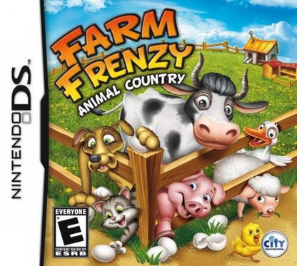 Farm Frenzy: Animal Country cover art for Nintendo DS (DS) farming time management simulation video game