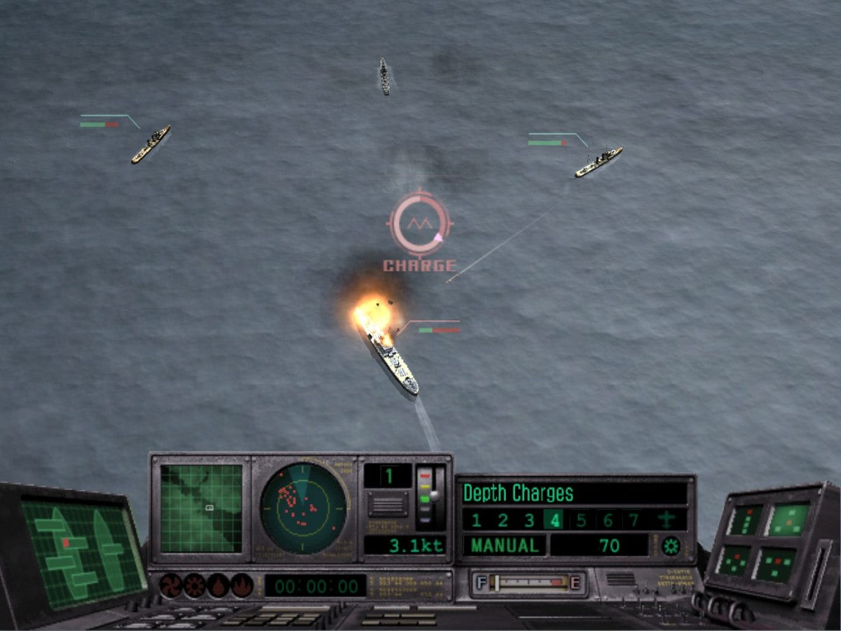 Naval Ops: Commander – PlayStation 2 (PS2) naval strategy simulation video game gameplay