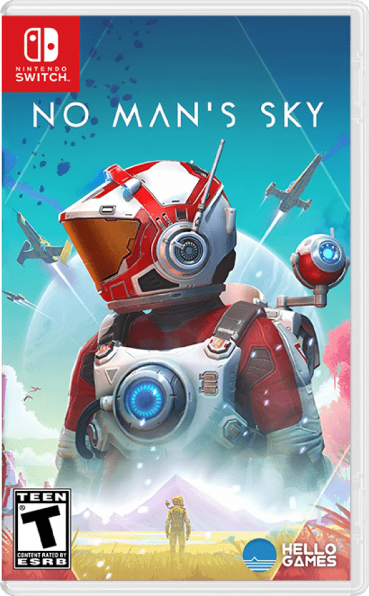 No Man's Sky Nintendo Switch (NS) game cover art for sci-fi exploration and survival adventure.