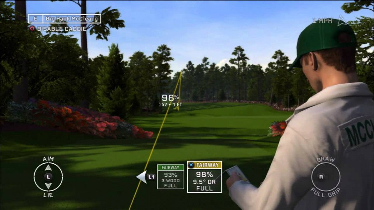 Tiger Woods PGA Tour 10 PlayStation 3 golf simulation video game featuring the US Open at Bethpage Black precision putting controls real-time weather from The Weather Channel and Tournament Challenge mode reliving historic golf moments gameplay screenshot