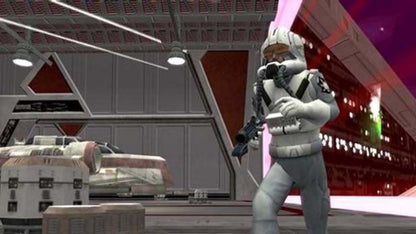 Star Wars: Battlefront II – PlayStation 2 (PS2) video game gameplay, action shooter.