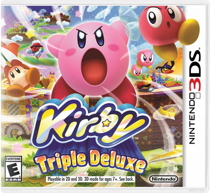 Kirby: Triple Deluxe cover art for Nintendo 3DS (3DS) video game