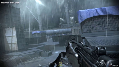 Call of Duty 4: Modern Warfare Platinum Hits for Xbox 360 with modern military action theme gameplay