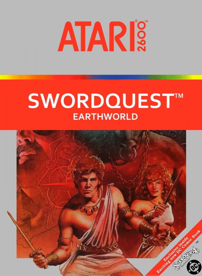 Swordquest: Earthworld cover art for Atari 2600 (2600) video game