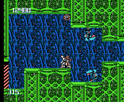 Metal Storm Nintendo Entertainment System NES for retro video game enthusiasts featuring side scrolling action platforming gameplay gravity switching mechanics futuristic robot combat challenging sci fi levels precision platforming and collectible gaming appeal gameplay