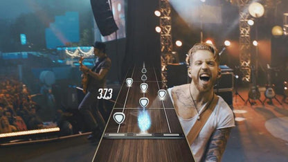 Guitar Hero Live Xbox One game featuring innovative live action concert gameplay, redesigned guitar controller support, and rhythm based music action gameplay screenshot