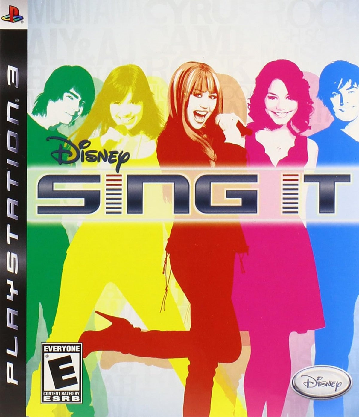 Disney Sing It for PlayStation 3 with family-friendly karaoke and popular Disney songs front cover