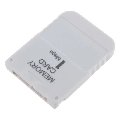 XYAB brand memory card for PlayStation 1 console used for saving game progress and data