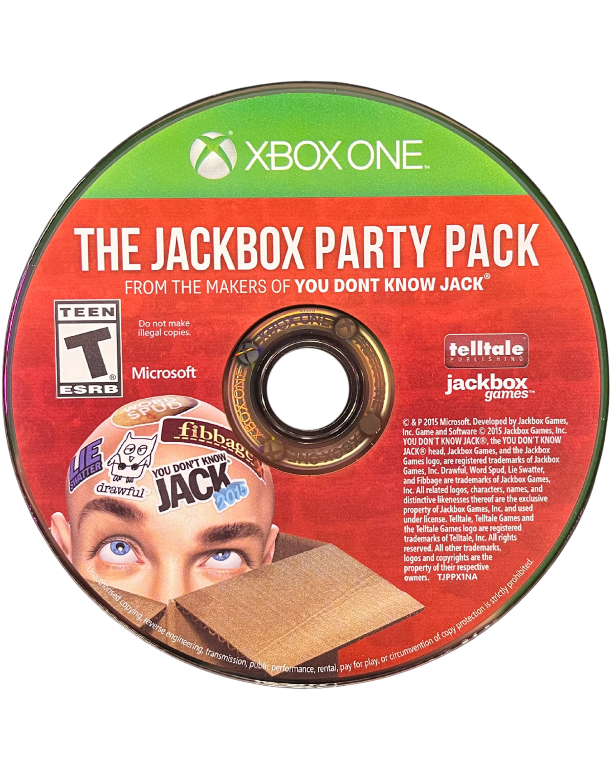 The Jackbox Party Pack Xbox One for retro video game enthusiasts featuring multiplayer party game gameplay trivia drawing word challenges smartphone controller integration local group entertainment humorous mini games and collectible gaming appeal disc