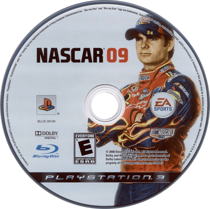 NASCAR 09 disc for PlayStation 3 (PS3) video game