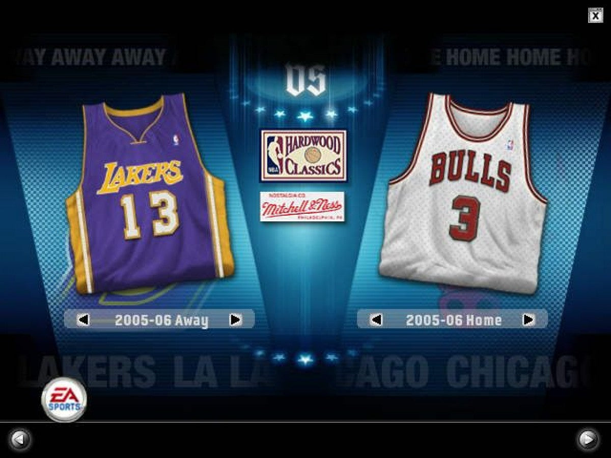 NBA Live 06 PlayStation 2 PS2 video game, basketball sports simulation, realistic NBA gameplay, franchise and multiplayer modes gameplay