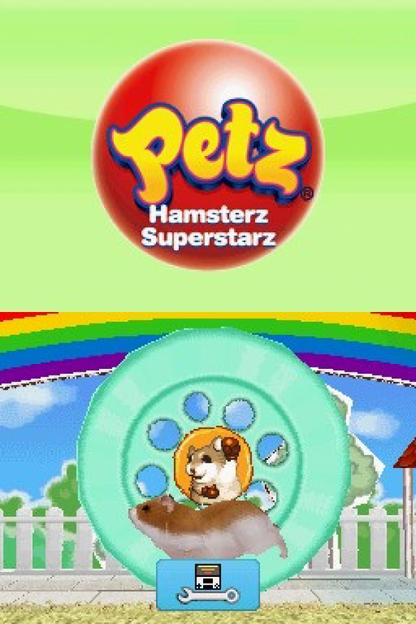 Petz: Hamsterz Superstarz – Nintendo DS: Train adorable hamsters to perform fun tricks and compete in charming pet challenges main menu