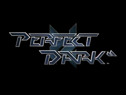 Perfect Dark title screen for Nintendo 64 (N64) video game