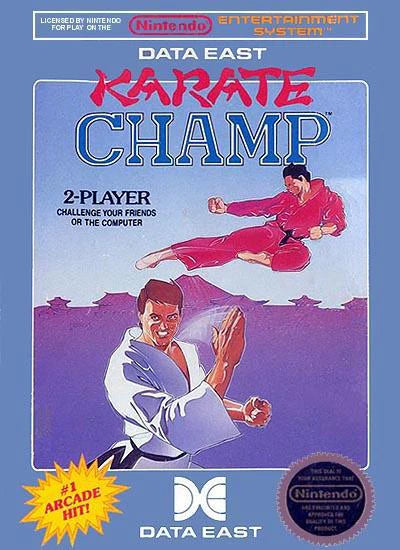 Cover art for Karate Champ -- NES video game