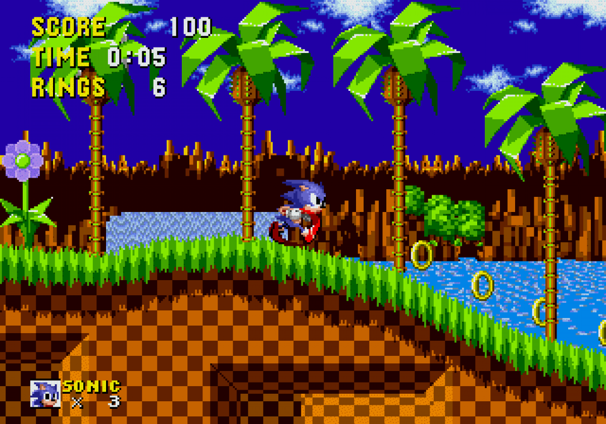Sonic the Hedgehog Not for Resale Sega Genesis classic platformer with fast-paced gameplay and iconic blue hedgehog character gameplay