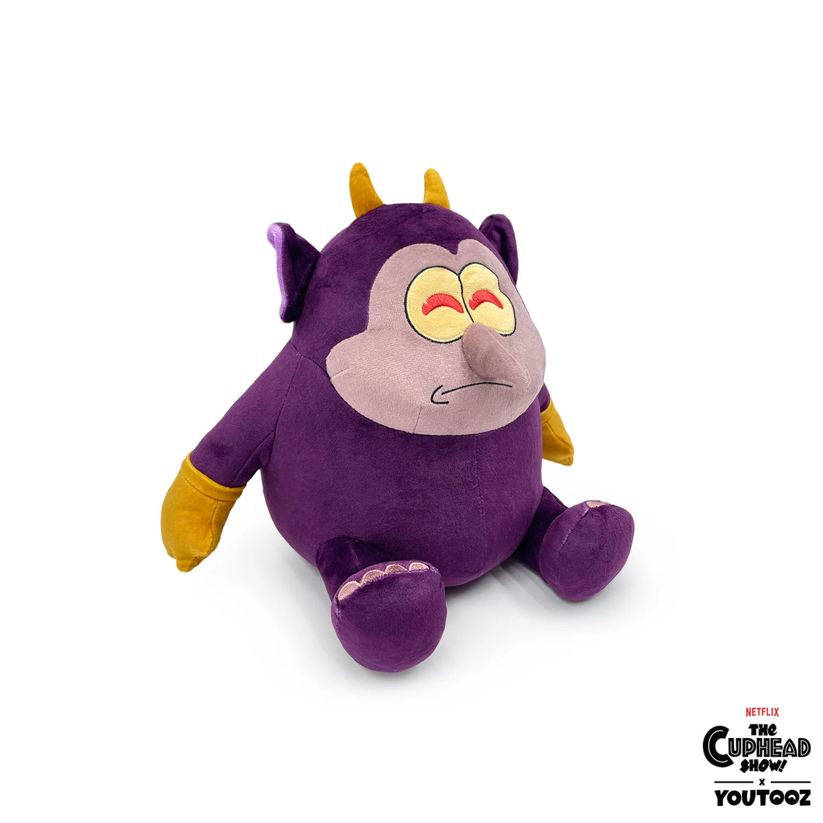 Henchman 9 Inch Plush Cuphead collectible plush toy featuring Henchman character from Cuphead cartoon inspired design vintage animation styling soft stuffed figure detailed character features 9 inch display size indie video game merchandise plush toy collection shelf decor Cuphead fan gift and collectible appeal
