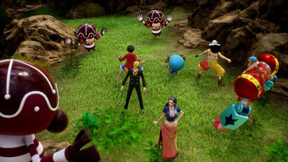 One Piece Odyssey – PlayStation 4 (PS4) video game gameplay, anime JRPG adventure with Straw Hat pirate crew