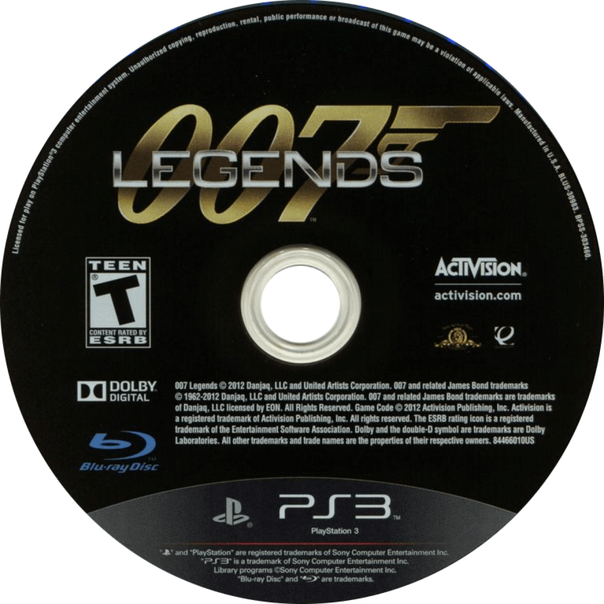 007: Legends for PlayStation 3 (PS3) at Gamers INC, featuring an ambitious first-person shooter that ties together six classic Bond films—including Goldfinger, Moonraker, and Skyfall—into a single overarching narrative where you employ gadgetry, stealth, and elite gunplay to relive the most iconic moments of James Bond’s legendary career disc