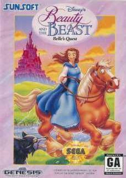 Disney's Beauty and the Beast: Belle's Quest cover art for Sega Genesis (GEN) video game
