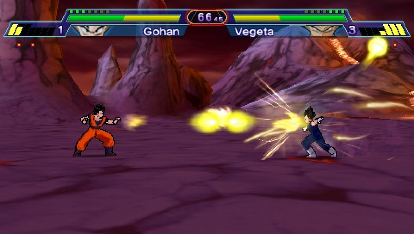 Dragon Ball Z: Shin Budokai – PlayStation Portable (PSP) gameplay for 3D fighting video game