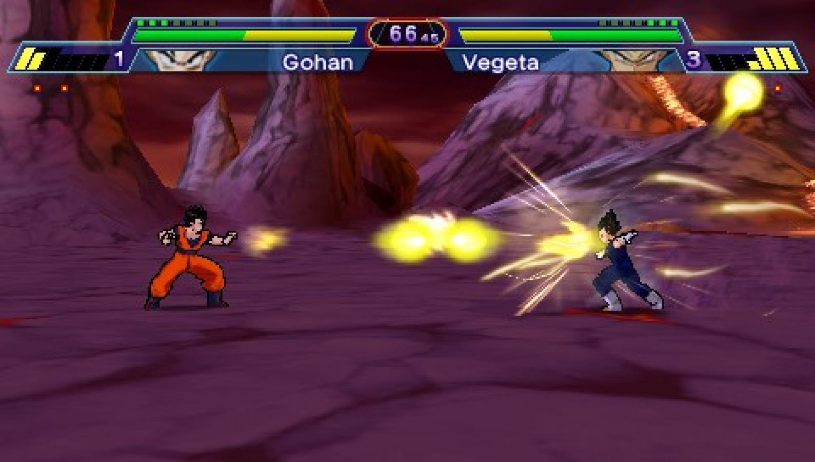 Dragon Ball Z: Shin Budokai – PlayStation Portable (PSP) gameplay for 3D fighting video game