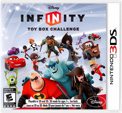 Disney Infinity: Toy Box Challenge cover art for Nintendo 3DS (3DS) action adventure video game