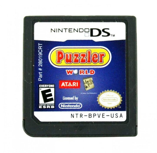 Puzzler World – Nintendo DS: Enjoy hundreds of addictive puzzles including crosswords, word searches, and logic challenges for endless brain-teasing fun cartridge