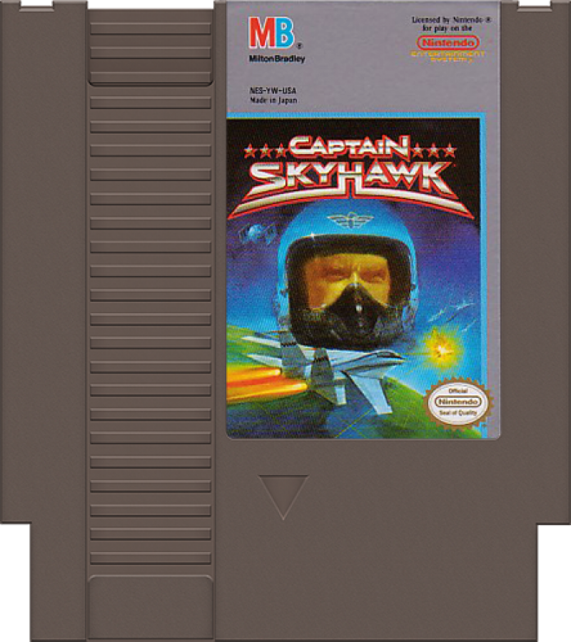 Captain Skyhawk cartridge for Nintendo Entertainment System (NES) retro video game