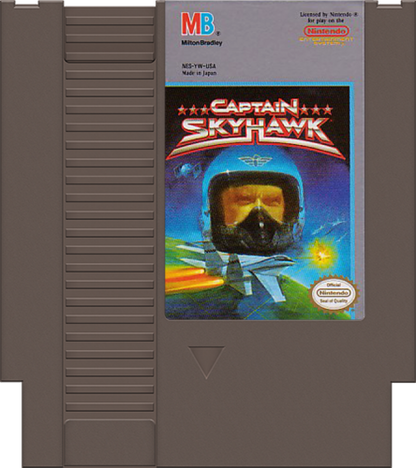 Captain Skyhawk cartridge for Nintendo Entertainment System (NES) retro video game