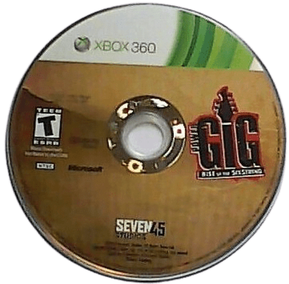 Power Gig: Rise of the SixString cover art for Xbox 360 (X360) music rhythm video game