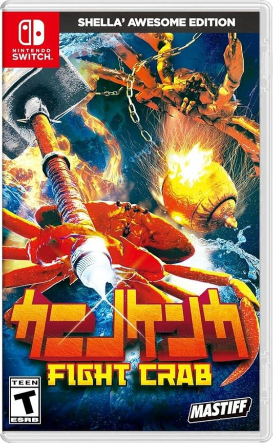 Fight Crab [Shella Awesome Edition] Nintendo Switch (NS) game cover art for action fighting platformer.