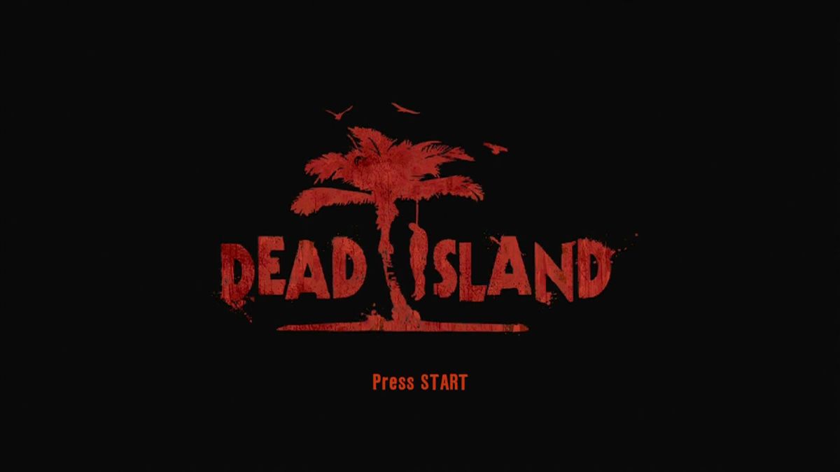 Dead Island title screen for PlayStation 3 (PS3) video game
