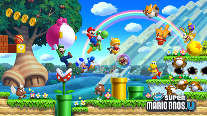 New Super Mario Bros. U screenshot art for Nintendo Wii U (WiiU) video game