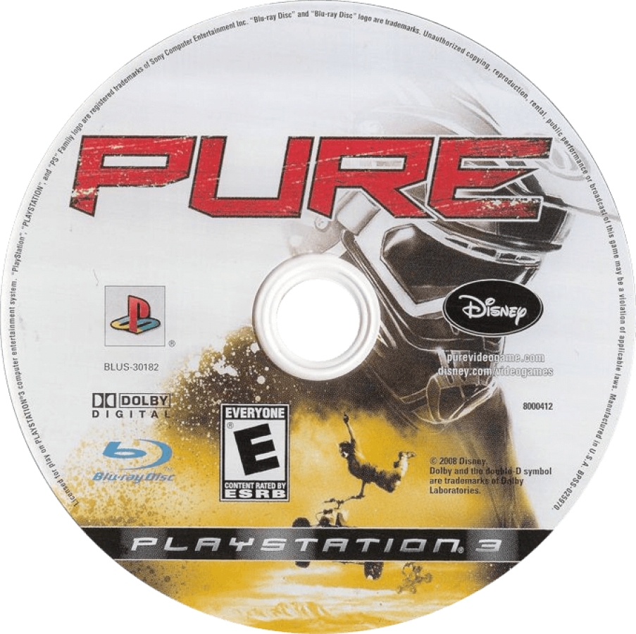 Pure disc for PlayStation 3 PS3 video game