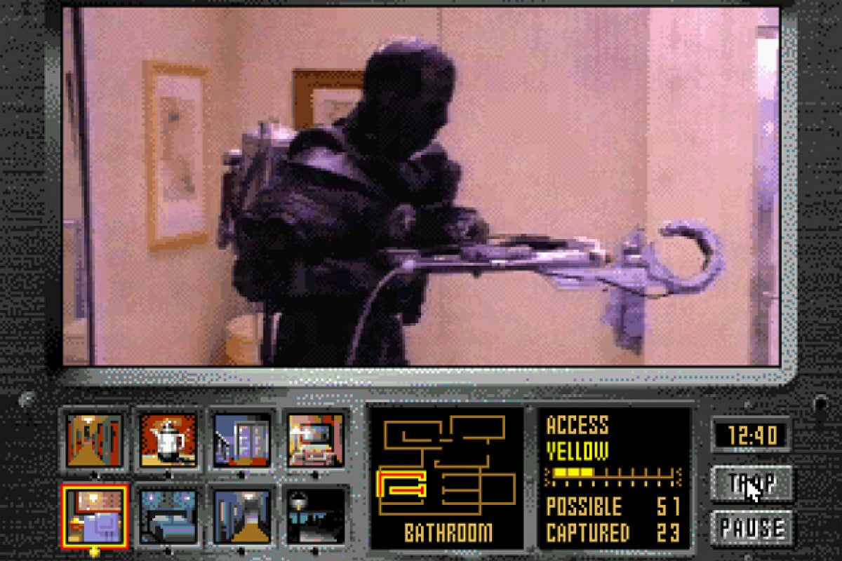 Night Trap Sega CD SCD interactive full motion video adventure game featuring live-action actors suspenseful horror gameplay surveillance cameras trap mechanisms mysterious intruders branching scenes and classic Sega CD gameplay collectible retro gaming appeal gameplay