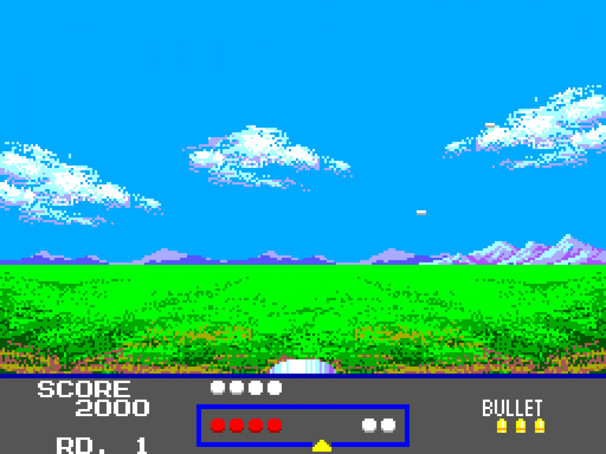 Marksman Shooting and Trap Shooting – Sega Master System (SMS) gameplay for light gun shooting video game