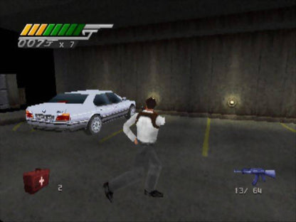 007: Tomorrow Never Dies — PlayStation 1 (PS1) is an action-adventure game based on the James Bond film featuring stealth, driving, and shooting gameplay