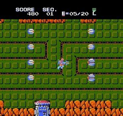 Section Z retro NES video game Section Z sci fi shooter side scrolling action space combat futuristic arcade gameplay classic console title Nintendo Entertainment System release gameplay