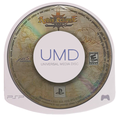 Aedis Eclipse: Generation of Chaos retro PSP video game Aedis Eclipse Generation of Chaos tactical RPG fantasy strategy turn based combat anime style role playing game handheld console release UMD