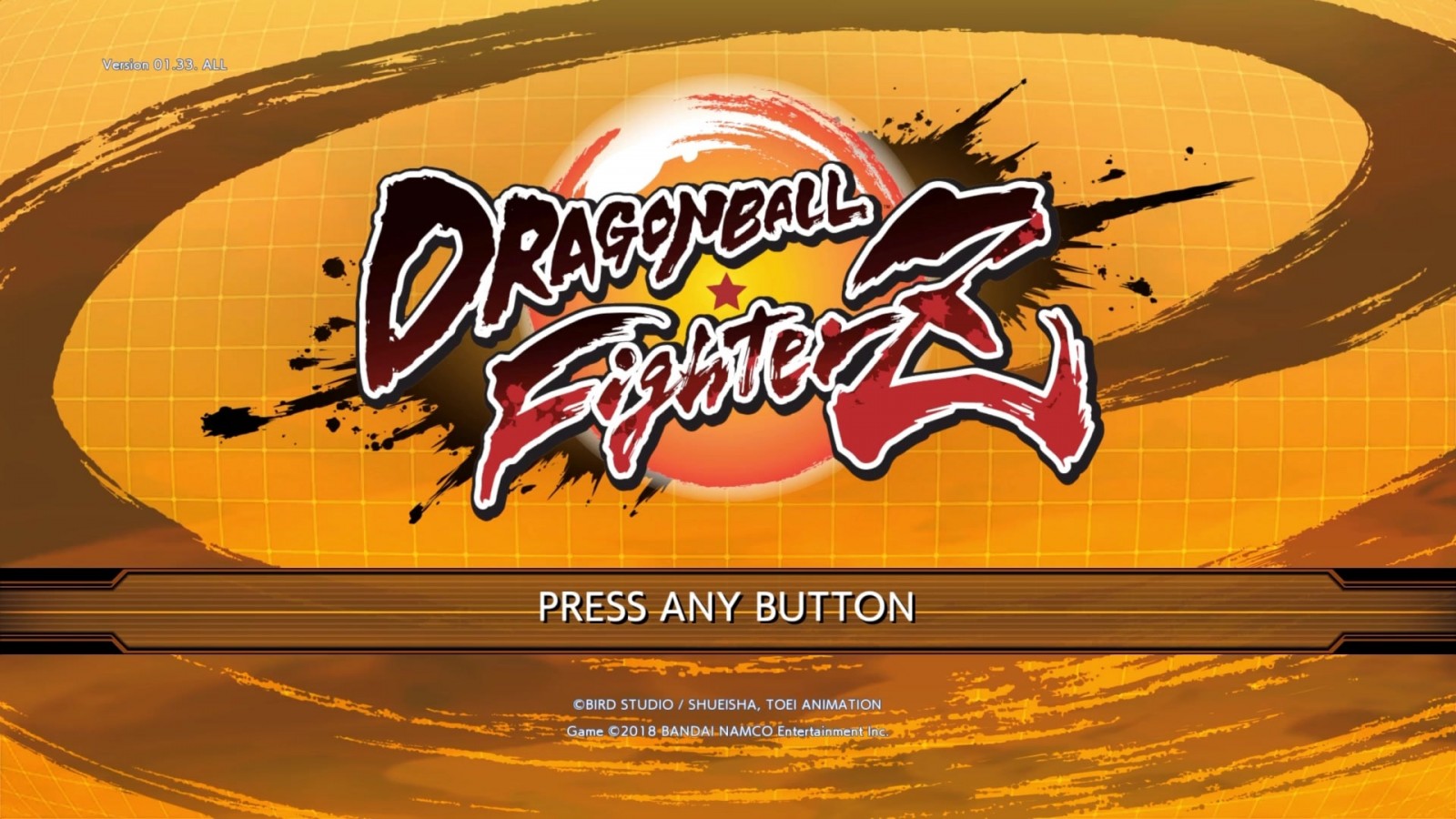 Dragon Ball FighterZ titlepage for Nintendo Switch NS video game
