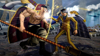 One Piece Burning Blood retro PlayStation 4 video game One Piece anime fighting game pirate battles action combat multiplayer console title PlayStation 4 release gameplay