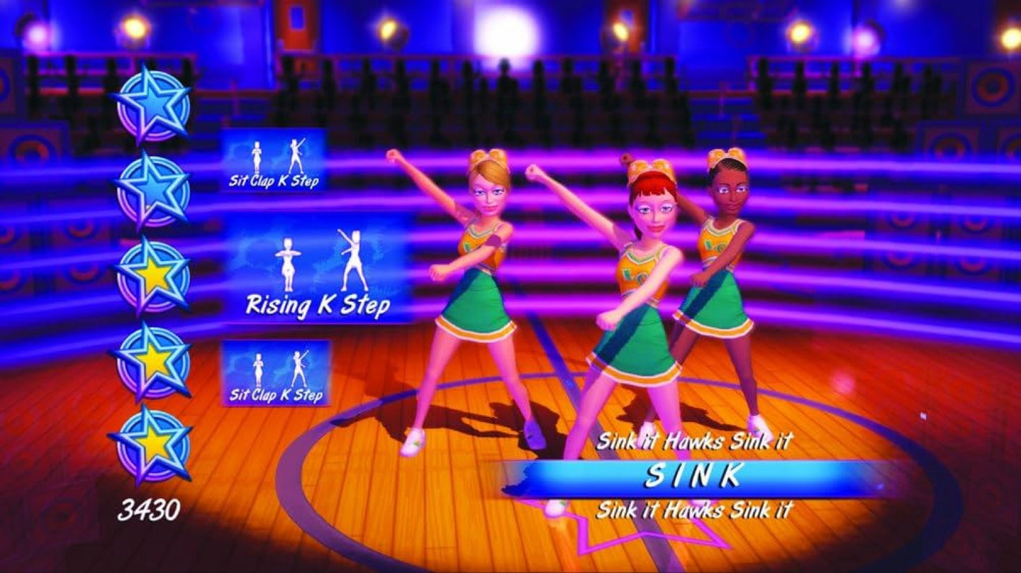 Let's Cheer Xbox 360 Kinect gameplay for  dance and cheerleading video game.